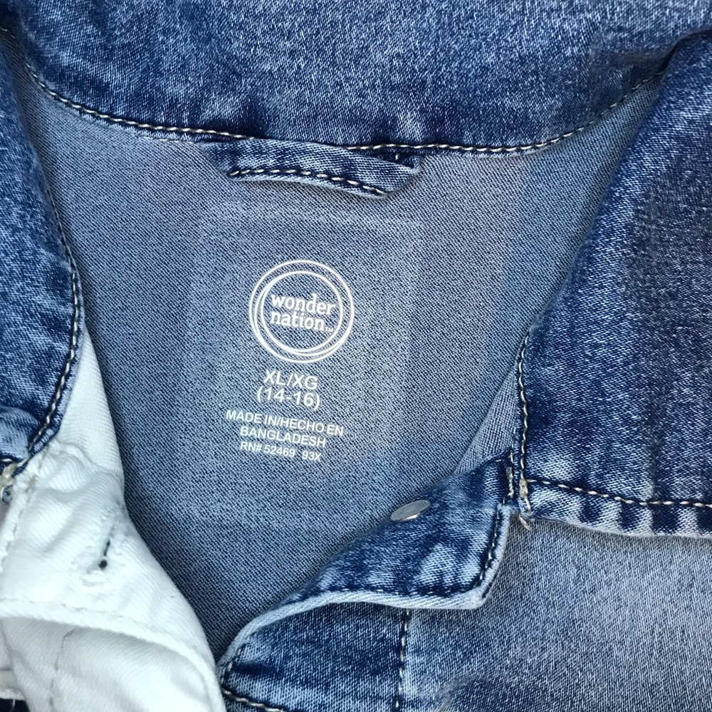 Colorblock Denim Jacket - Picture 3 of 3